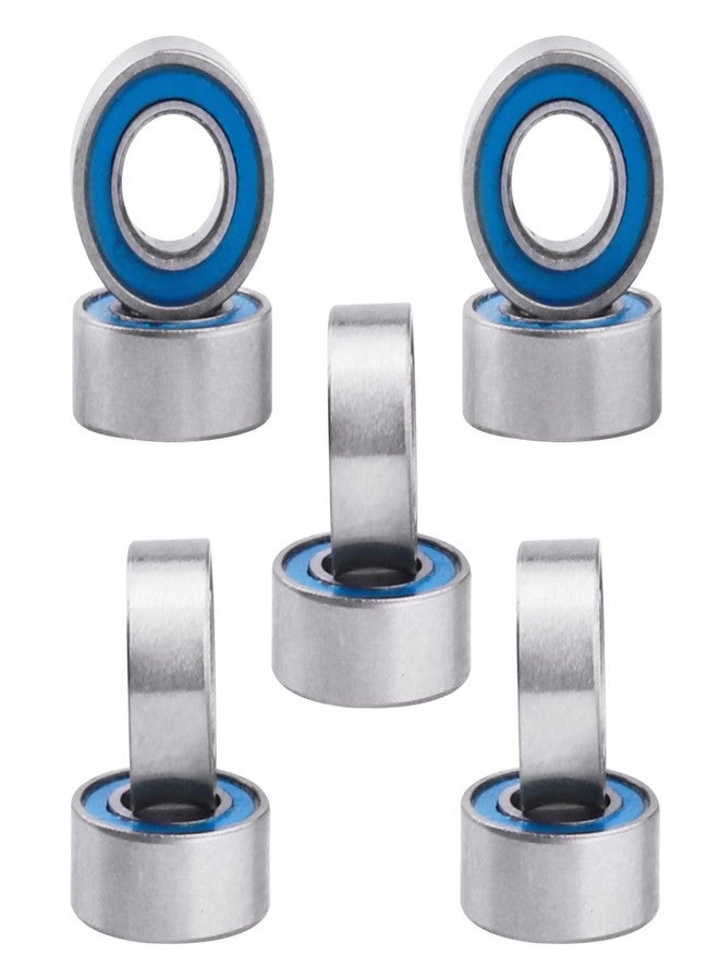 FriHobby Steel RC Ball Bearings Double Rubber Sealed Deep Groove Miniature Bearings, Set of 10 (3x6x2.5mm MR63-2RS) - Image 2